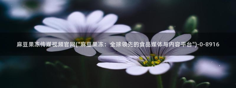 麻豆传媒有官网吗:麻豆果冻传媒视频官网(\
